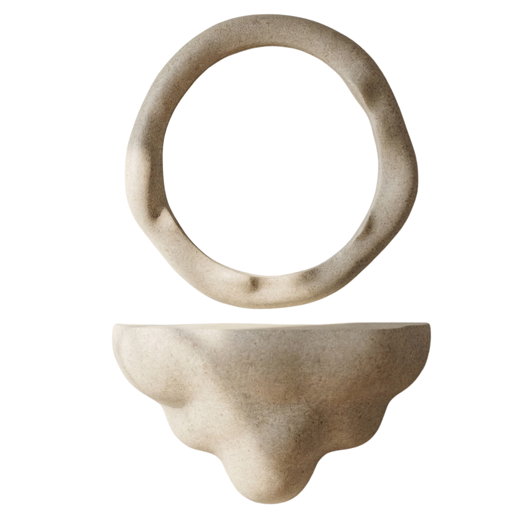 Console and Mirror Set