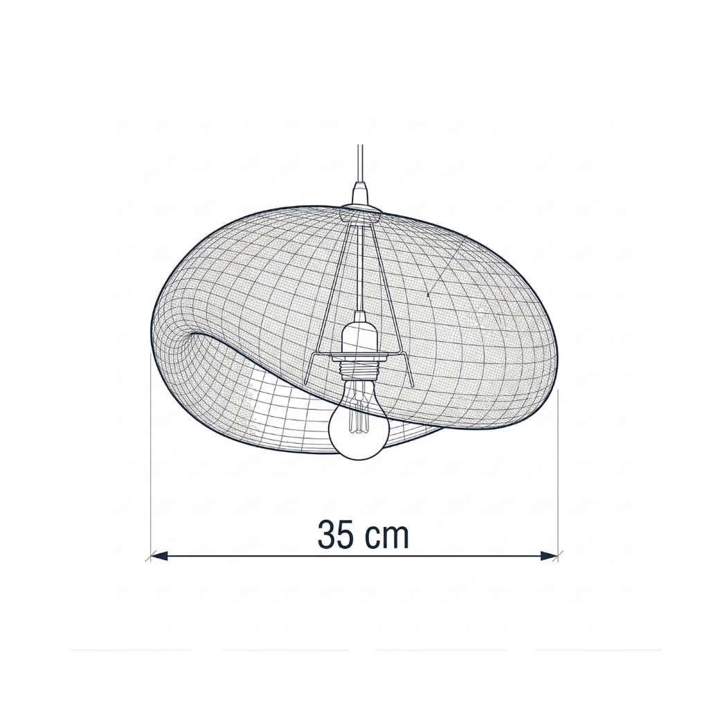 Cream Wabi-sabi Style Chandelier ‏