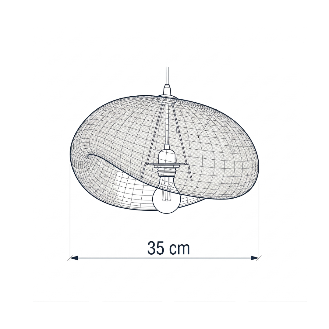 Cream Wabi-sabi Style Chandelier ‏