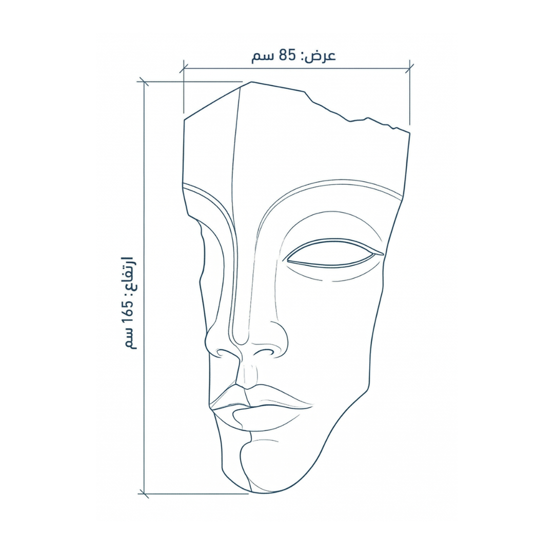 Face Sculpture Wall Decor, Modern Abstract Wall Art, 3D Wall Mask