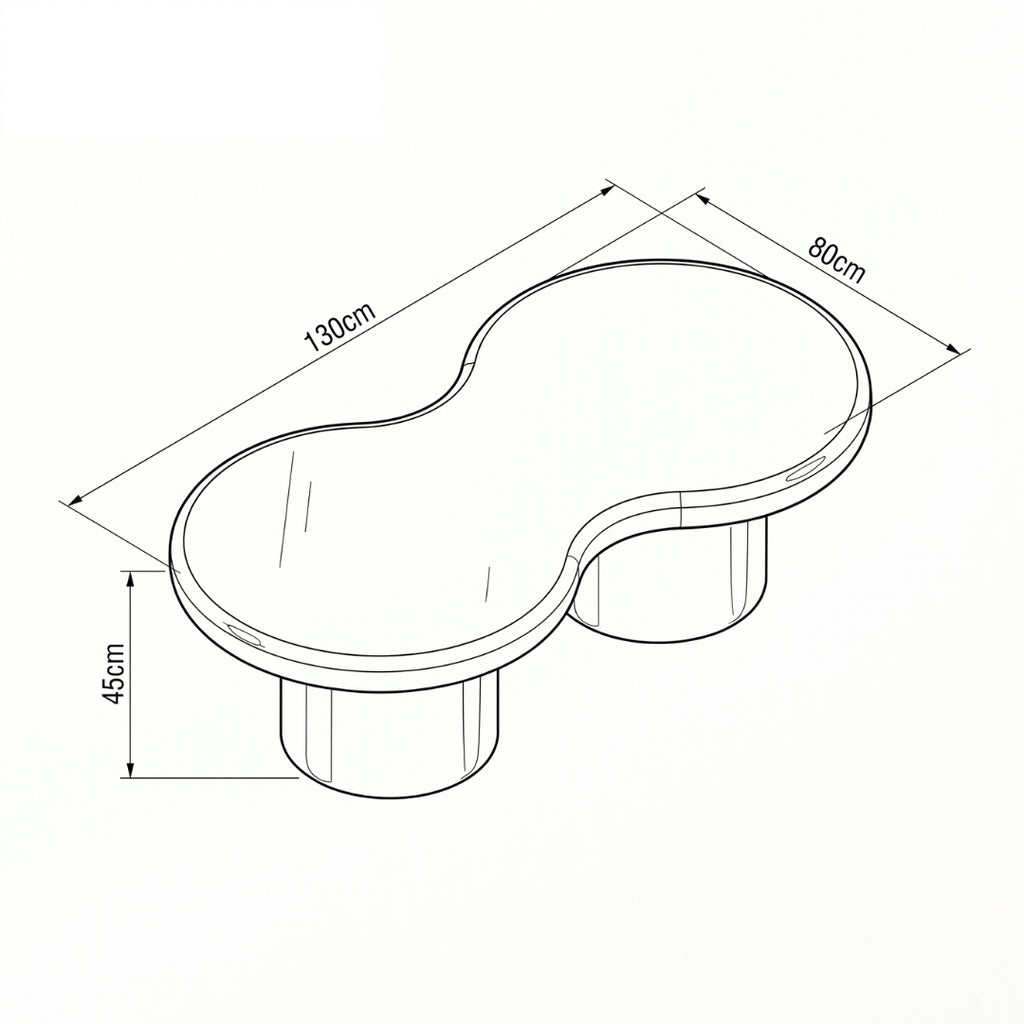 Modern Cloud Shaped Coffee Table‏