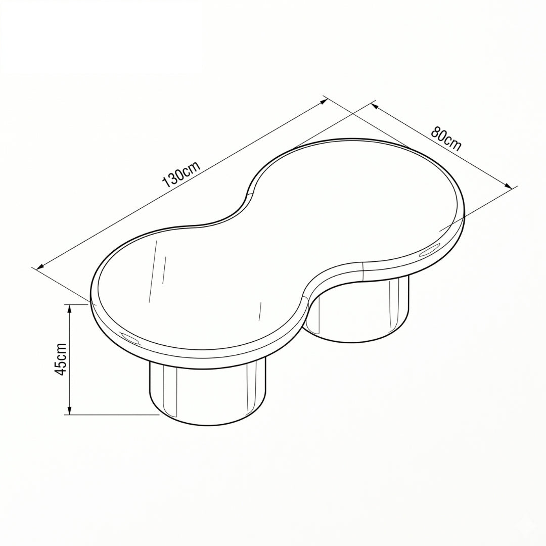 Modern Cloud Shaped Coffee Table‏