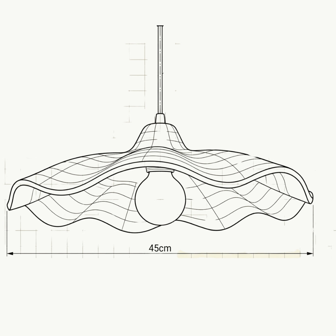Stesulfr Pendant Lamp Retro Wabi Sabi Style‏