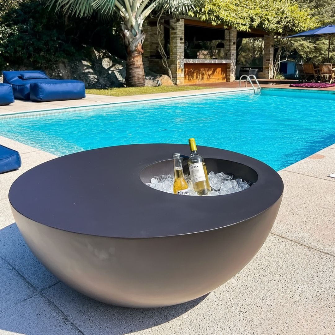 Outdoor Ice Bucket Coffee Table