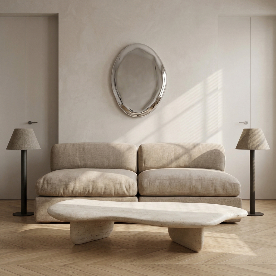 Slone - Modern Beige Coffee Table