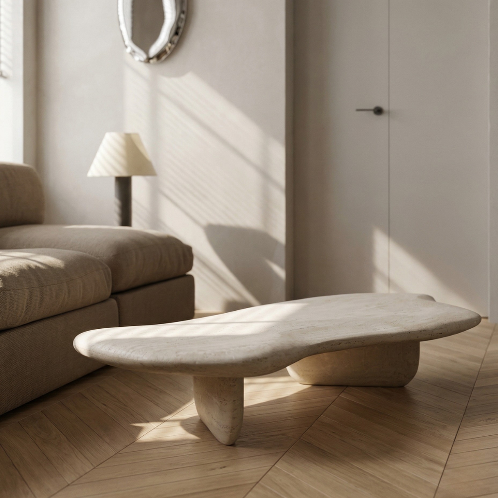 Slone - Modern Beige Coffee Table